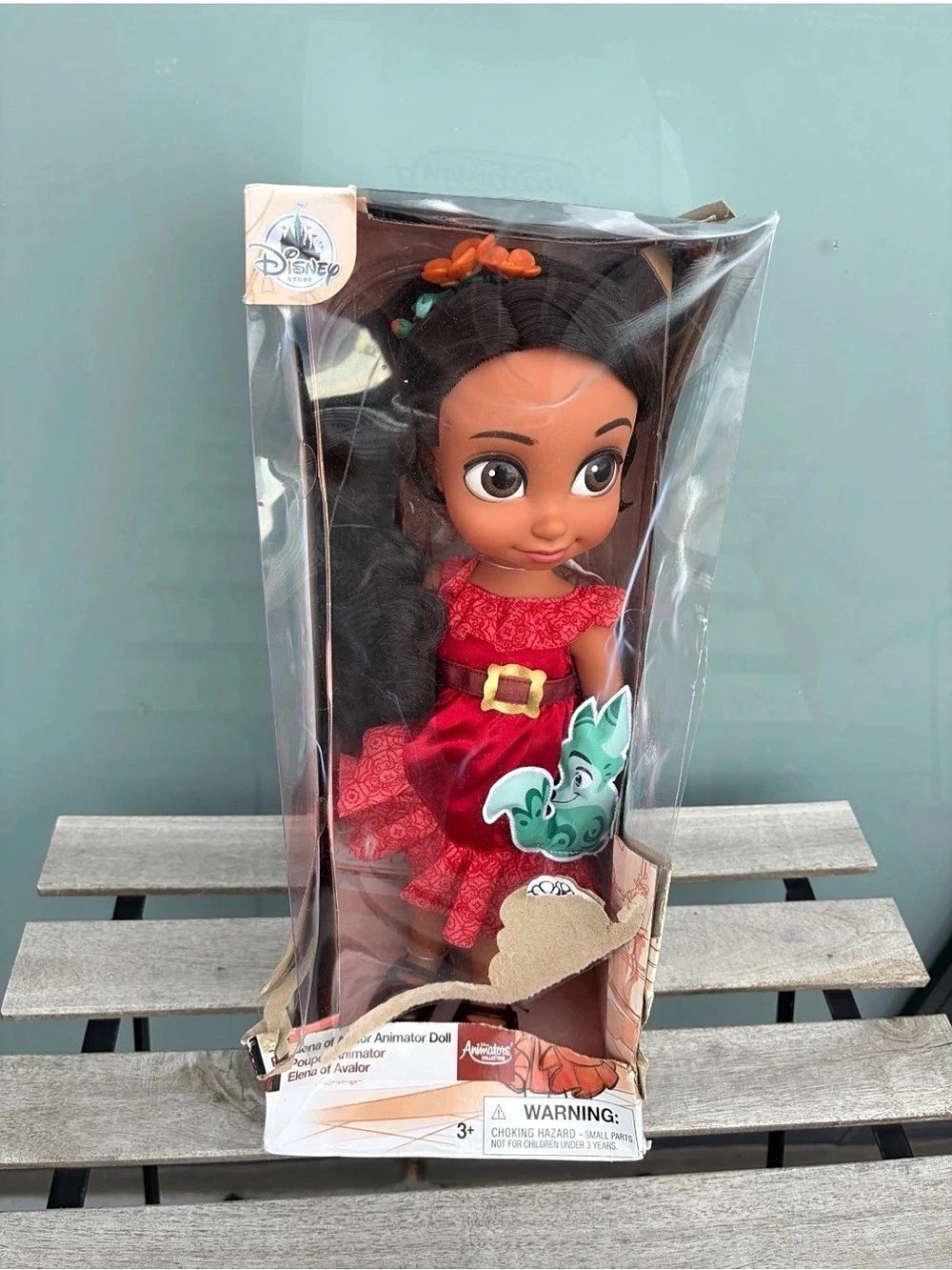 Disney Elena of Avalor Animator Doll in Red & Green Box NEW